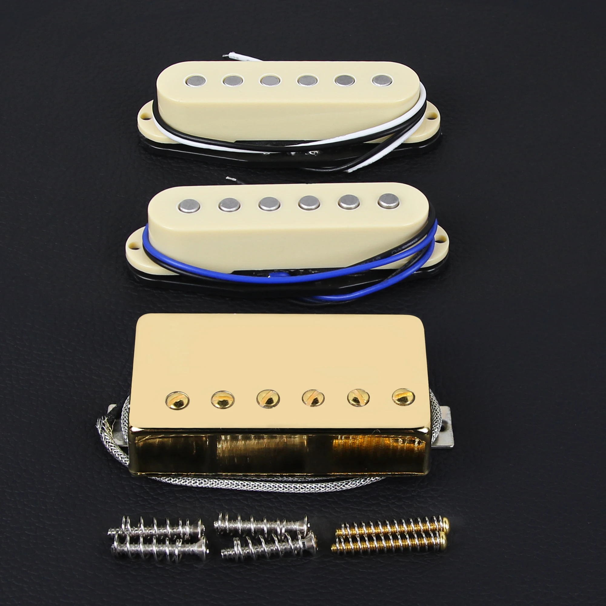 فلور لاقط الغيتار الكهربائي SSH ألنيكو 5 التقاطات HSS 5K + 5K + 8K أجزاء الغيتار #6