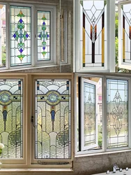European Style Retro Glass Film,Electrostatic Frosting,Adhesive Free Art Painting,Privacy Protection, Window Film, Stained Glass
