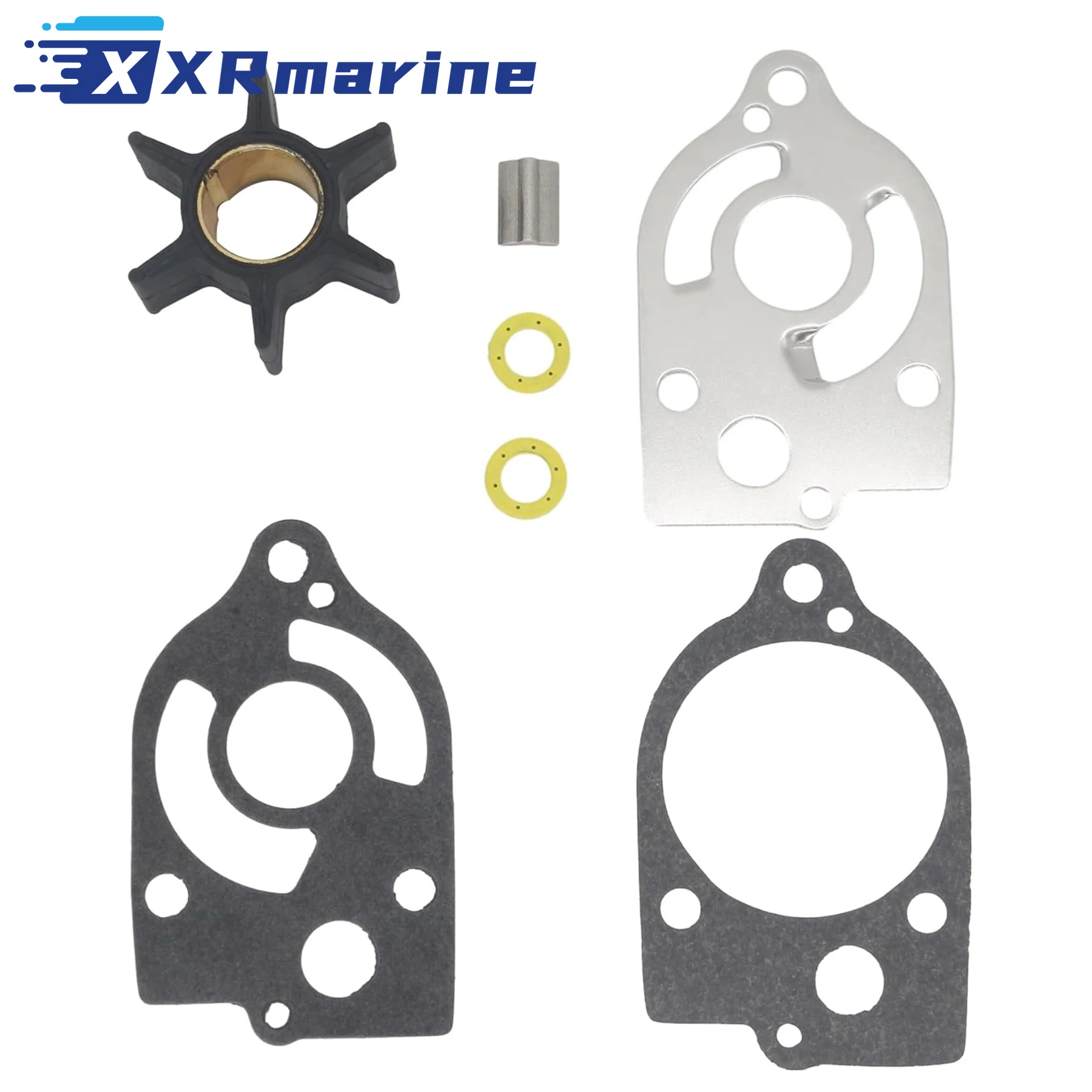 89983T Water Pump Impeller Repair Kit for Mercury Mariner 2 Stroke Outboard 30 35 40 45 50 60 65 70 HP 47-89983T Sierra 18-3007