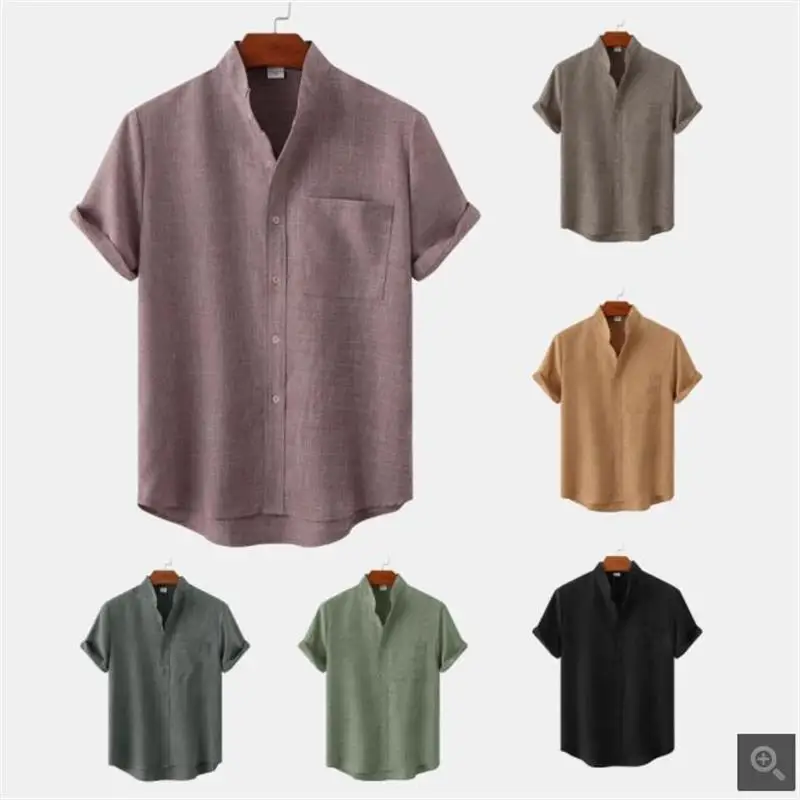 

Летние мужские хлопковые гавайские часы Casual Faion Urban Sle ort Sve на пуговицах No Iron Treaent Soft глянцевый цвет