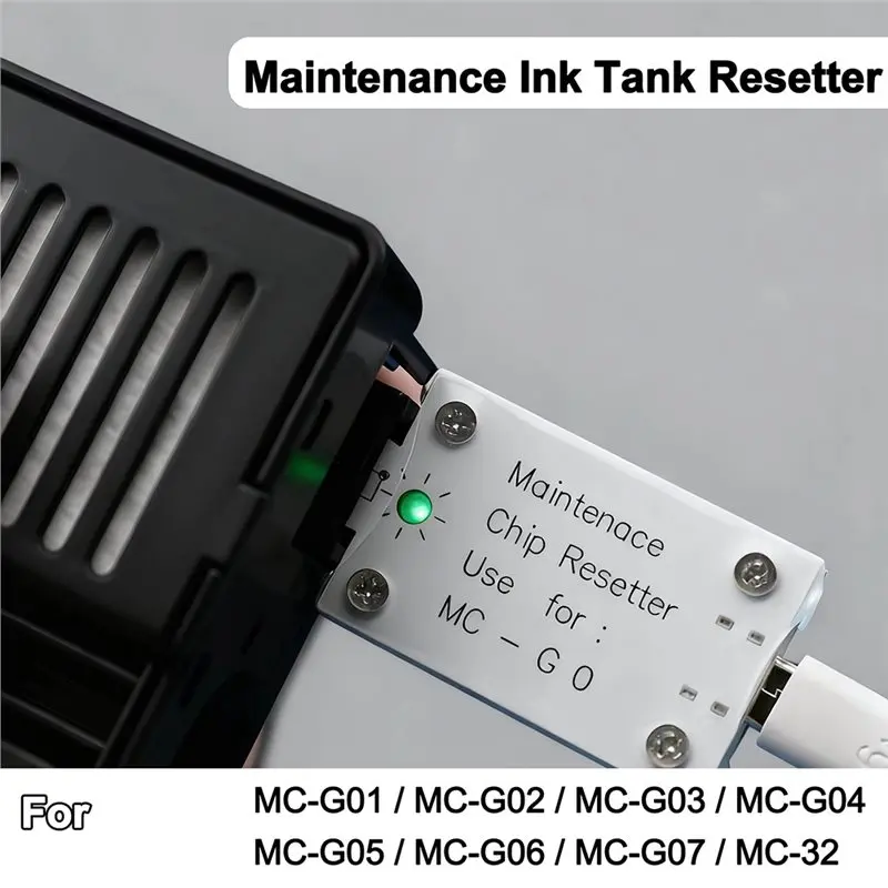 Efficient For Canon MC G01 G02 G03 G04 G05 MC G06 MC G07 MC32 Waste Tank Chip Resetter Replacement Part Reset Tool