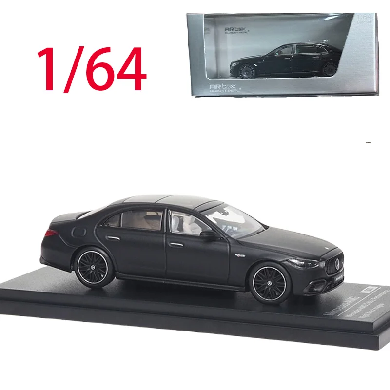 

AR Box Литой под давлением масштаб 1/64 Benz, модель автомобиля из сплава Benz AMG S63 E, игровые транспортные средства, игрушки для мальчиков, оригинальная коробка