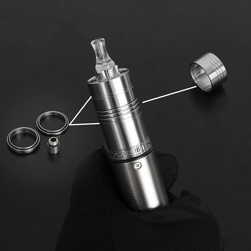 ReplacementGlass Tube Kit for YFTK 415 Four One Five rta VirtuousAtomizer v2 2ml/4ml Capacity Standard vape Ecig Accessories