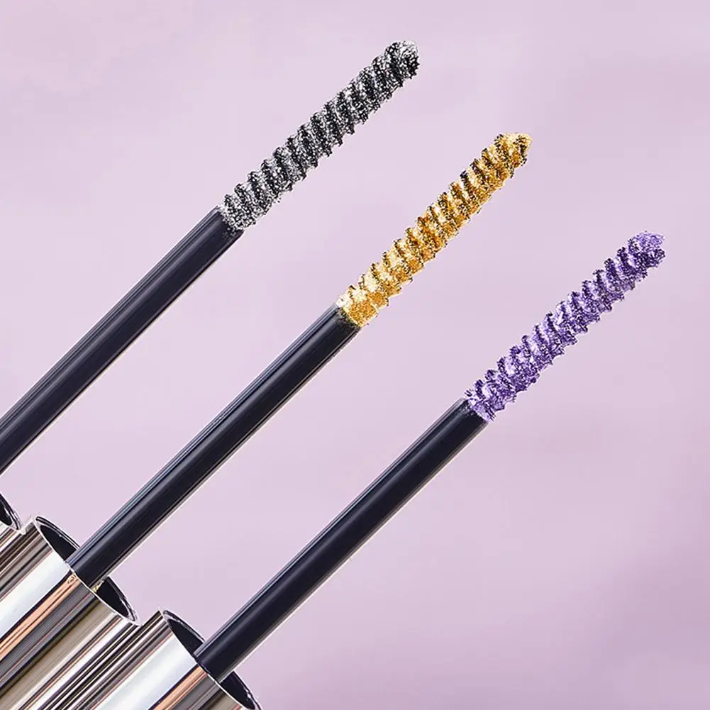 ダイヤモンドシャインマスカラ防水グリッターボリュームカールマスカラまつげ速乾持続シマーファッショナブルセクシーメイクアップ