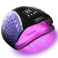 280W Professional Nail Dryer 66LEDS Nail Light With 4 Timers Setting Nail Lamp For Fast Gel Nail Polish Manicure Salon Equipment