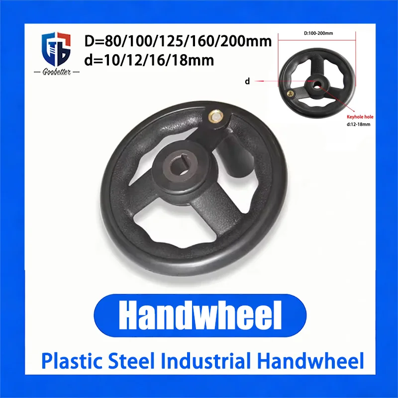 1-peca-volante-industrial-de-plastico-e-aco-com-3-raios-e-aro-de-plastico-para-ferramentas-mecanicas-e-ajustes