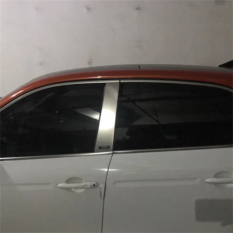 

WELKINRY For Smart Forfour W453 2nd Generation 2015-2022 Car Body Door Window Central Middle B Column Pillar Post Cover Trim