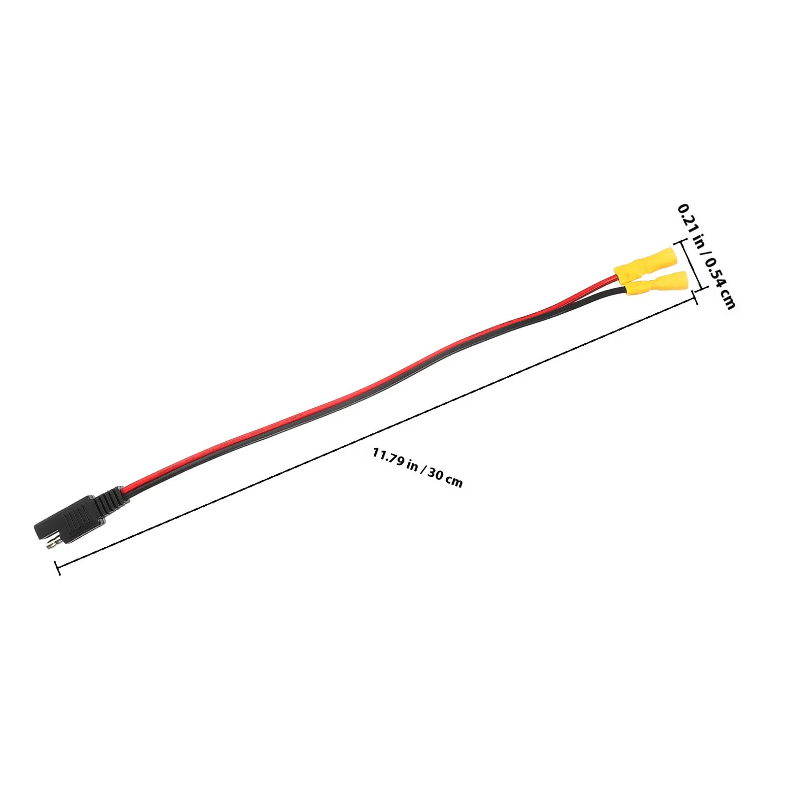 2Pcs Sae Power Connector Quick Disconnect Plug Sturdy ABS for Car Yacht Rv Battery Cable Solar Panel Extension