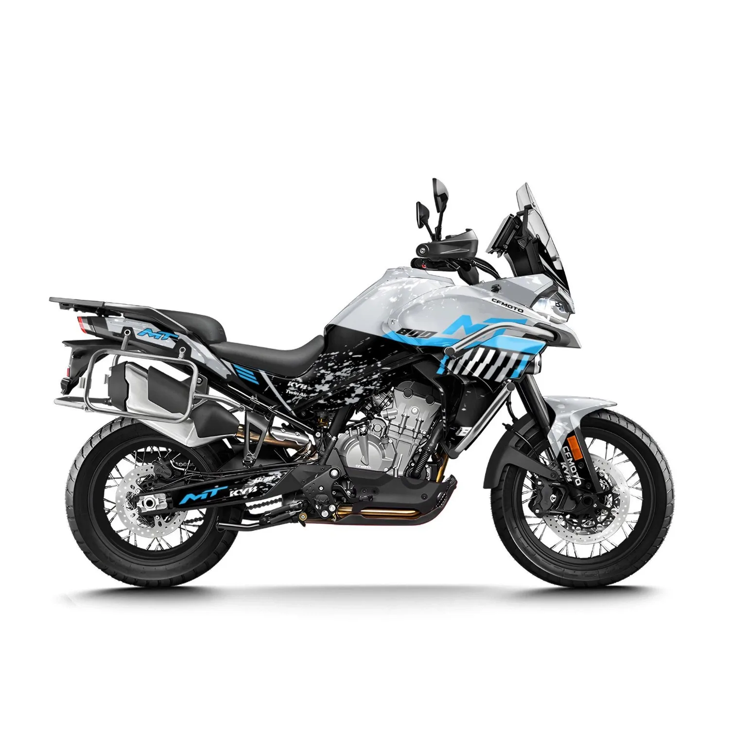 Motorcycle Body Fairing Sticker Decal Protective Street Bike Full Graphic Kit For Cfmoto 800 MT from 2022-2026  Design - 9