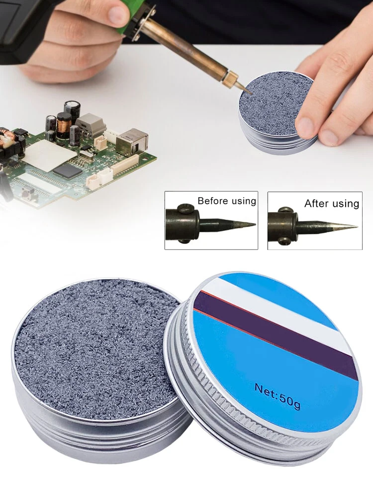 

Soldering Iron Tip Refresher Non-stick Tin Solder Cream Clean Paste for Oxide Head Resurrection Oxidative Activator