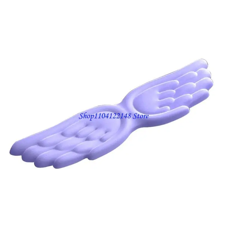 

P9FA Коврик для мыши Ангел Коврик для мыши с поддержкой запястья Мягкая кожа Эргономичная пена с эффектом памяти