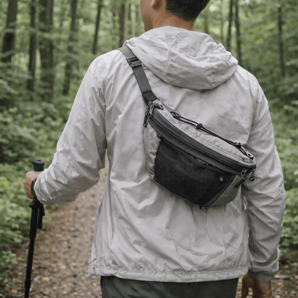 Casual Large Capacity Crossbody Bag Multifunctional Stylish Design Shoulder Backpack Large Storage Fanny Pack Sports Activities
