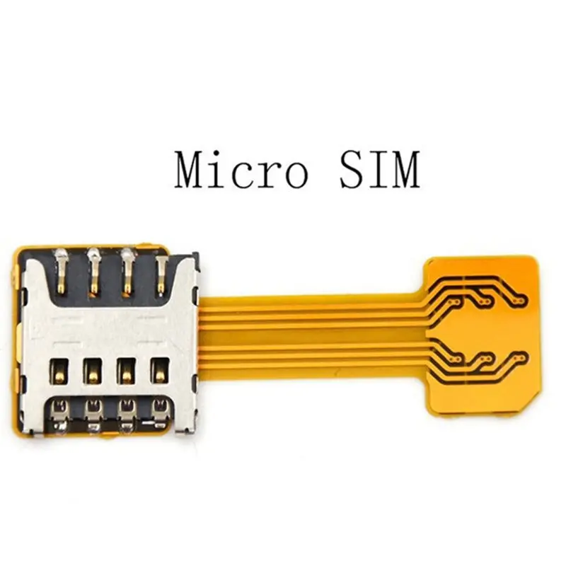 24-Hour Delivery Extension Adapter SIM Extender Card Reader Micro SD Hybrid Double Dual-SIM Card Nano Sim 2 In 1 For Cell Phone