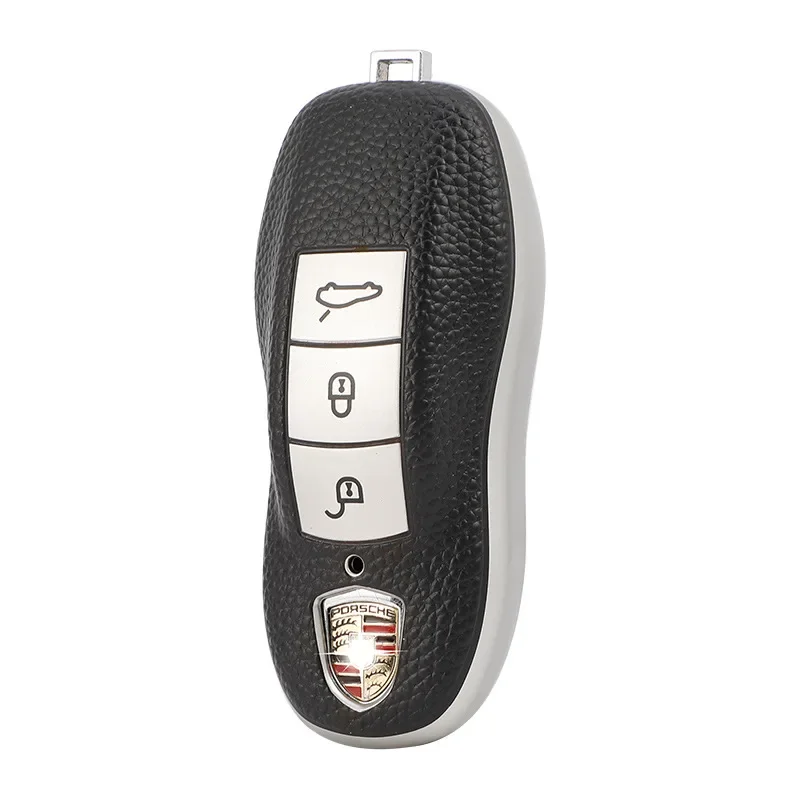 Porsche Key Case Protective Cover For Cayenne Pamela Laura Marella 911 718 Old Model Car Key Cover