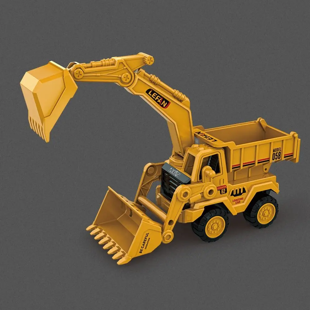 

Interesting ABS Engineering Car Toy Yellow Classic Toy Large Bulldozer Toy Vehicles Toy Children Excavator Toy Parent-child