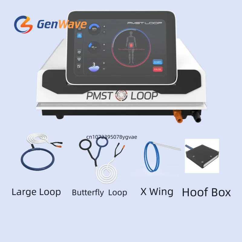 

PEMF Therapy PMST Loop Pro Max for Both Human and Horses With 4 Handles X Wing Hoof Box Large and Butterfly Loop