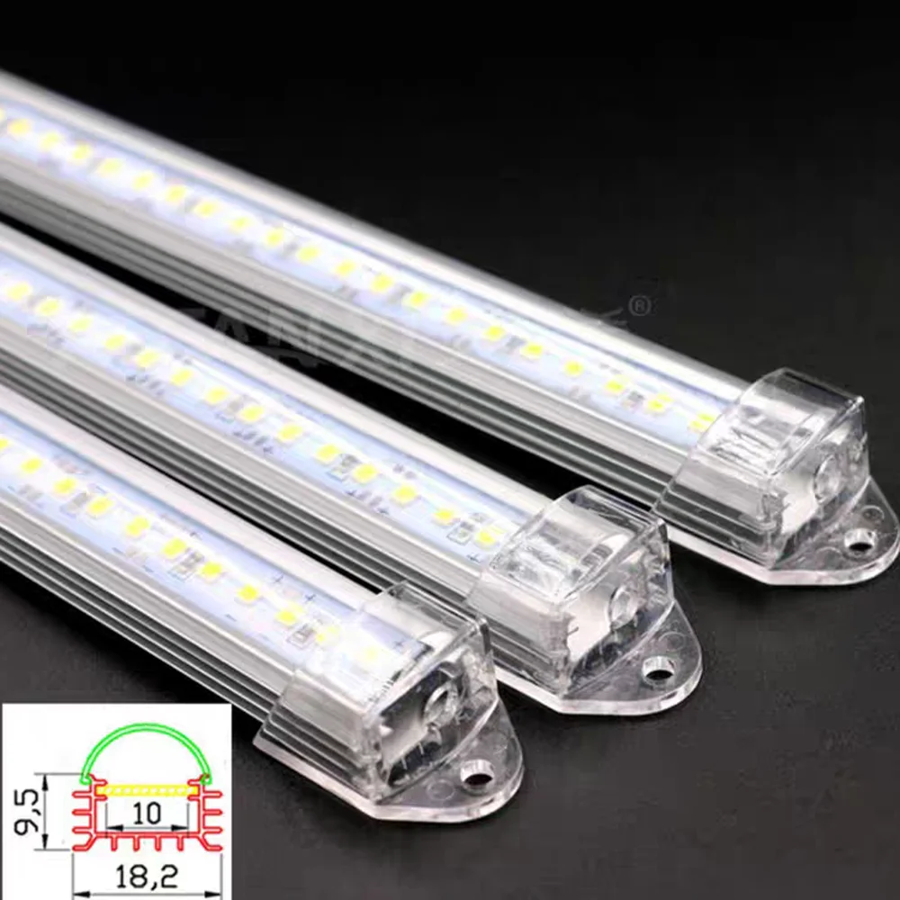 5pcs 12v 24v 25cm 50cm Led Hard Strip 6W 12W Led Rigid Bar Led Tube Light Car Cabinet 3000k 4000k 6000k