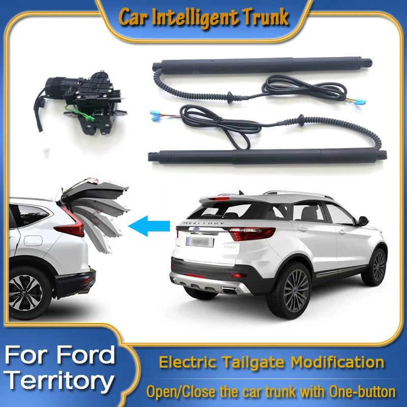 For Ford Territory 2018~2024 Car Power Trunk Opening Electric Suction Tailgate Intelligent Tail Gate Lift Strut Modification