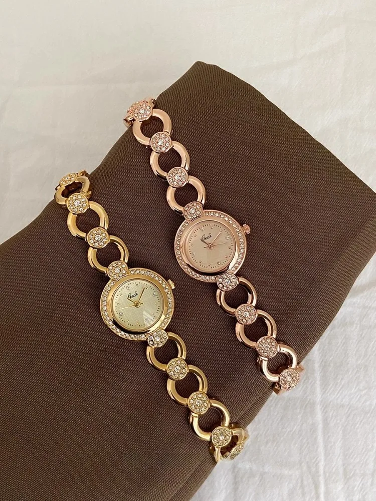 

Vintage Luxury Women's Quartz Watch Exquisite Bracelet Clock Gift Elegant Women's Watch часы женские наручные