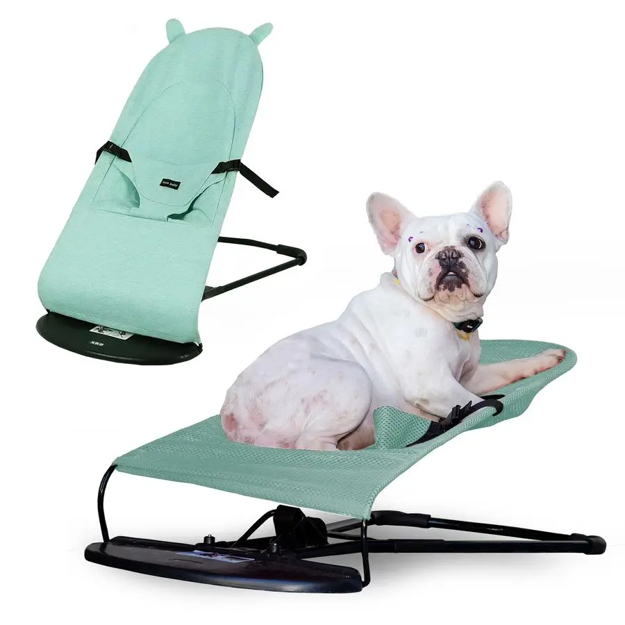 Mecedora para perros, mecedora para perros para Frenchie, mecedora de Bulldog Francés, cama, sillón para perros al aire libre, silla hinchable, Por