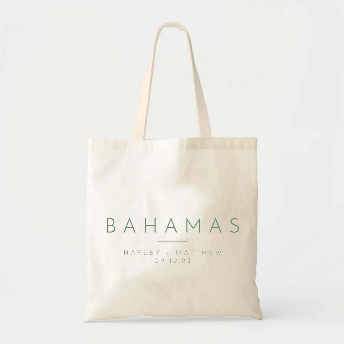 Bahamas Welcome Tote - Destination Wedding Welcome Bag - Custom Wedding Tote - Bridesmaids Gifts - Family Vacation - Beach Weddi