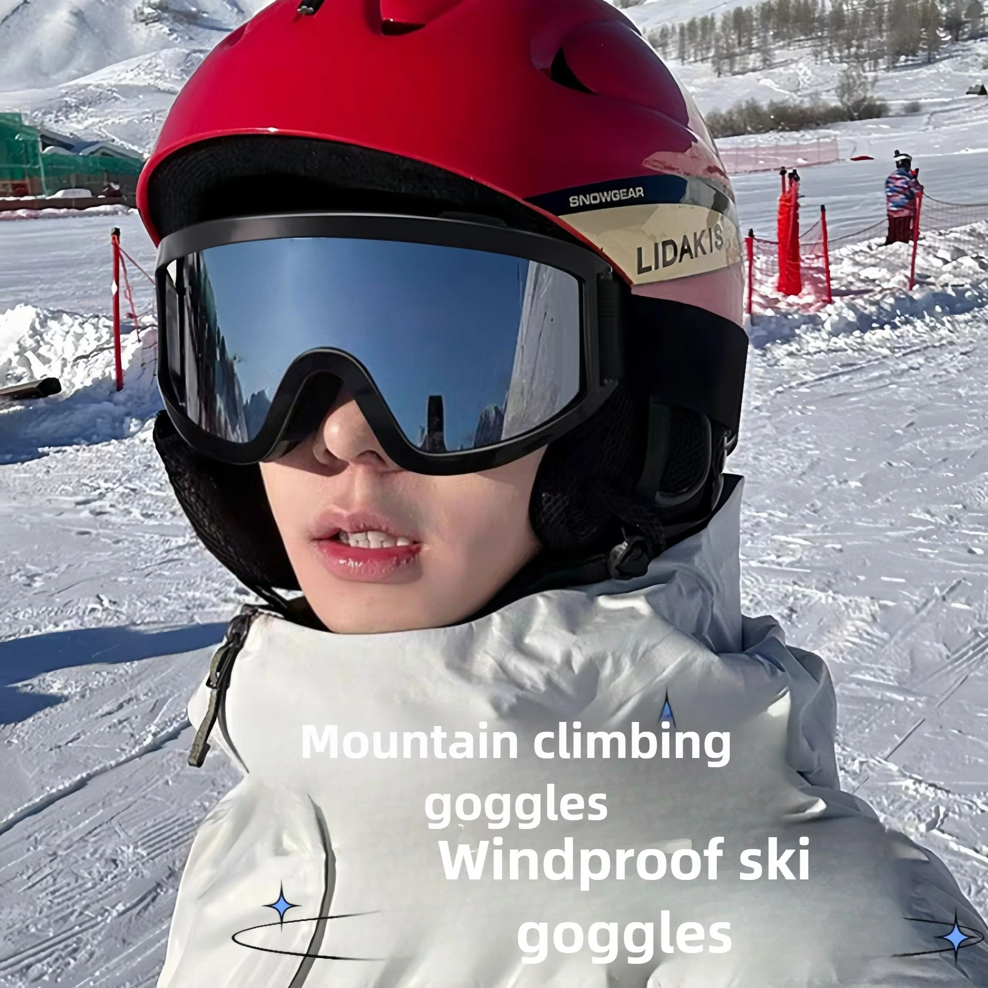 Outdoor Sports Ski Glasses HD Adult Goggles Motorcycle Cross-border Windproof Riding Sunglasses Trend