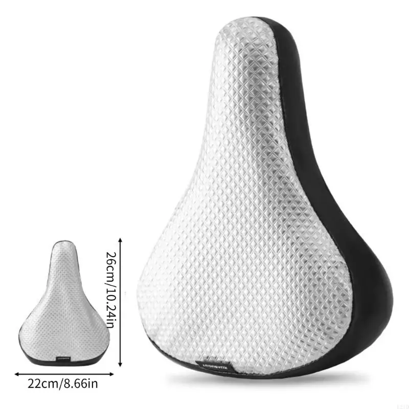

Reflective Cycling Saddles Cover Block Sun Heat Waterproofed Cushions