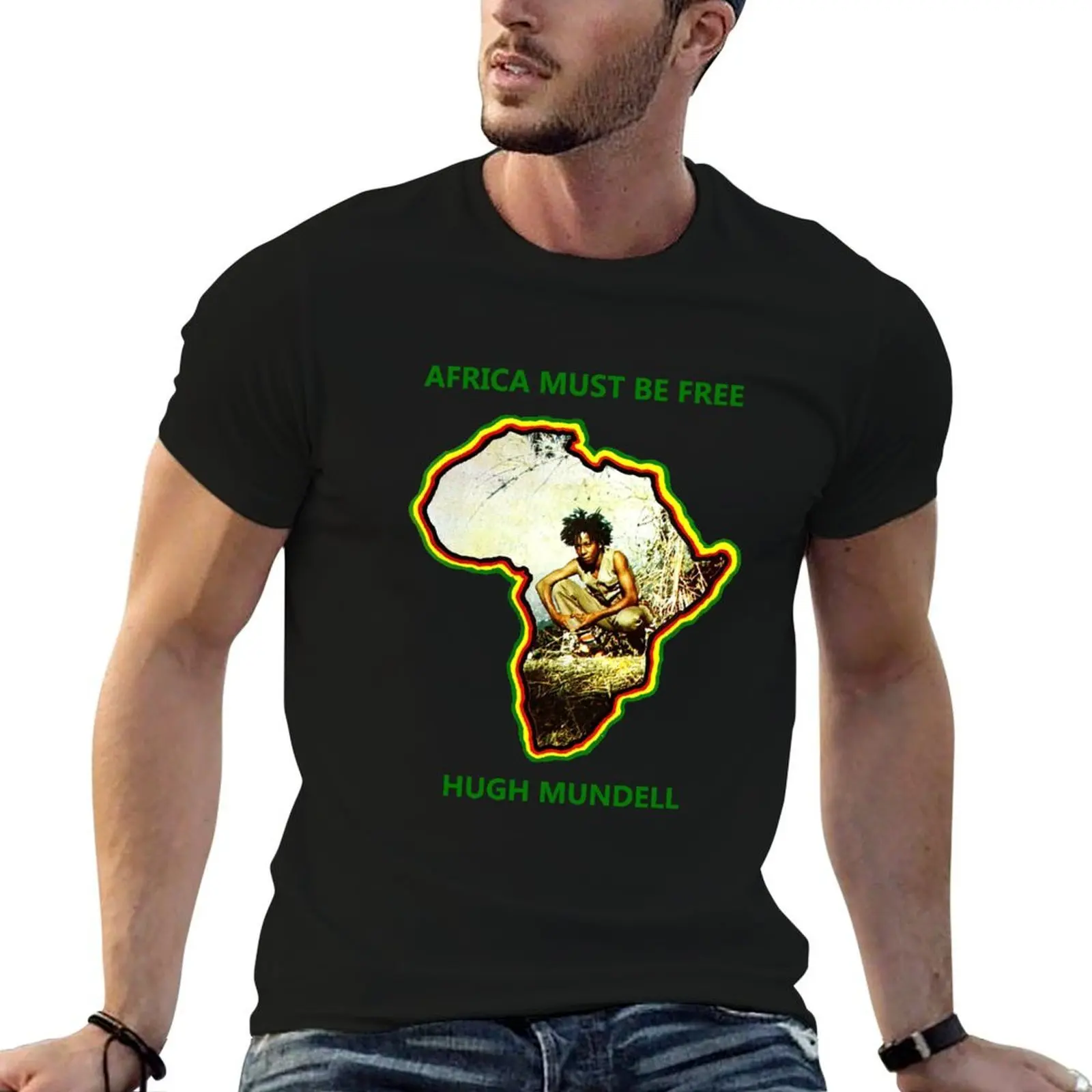 

cotton shirts slim Be anime Free T-Shirt t man oversize pack Africa shirts for shirt Must t t fit