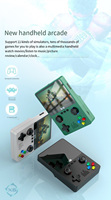 2023 New X6 3.5Inch IPS Screen Handheld Game Player Dual Joystick 11 Simulators GBA Video Game Console for Kids Gifts