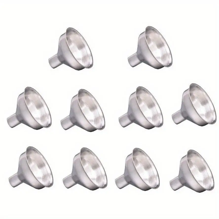 1 Pcs Hot Selling Silver Mini Stainless Steel Funnel Set For Home Kitchen Oil And Soup Filling Tools Wholesale