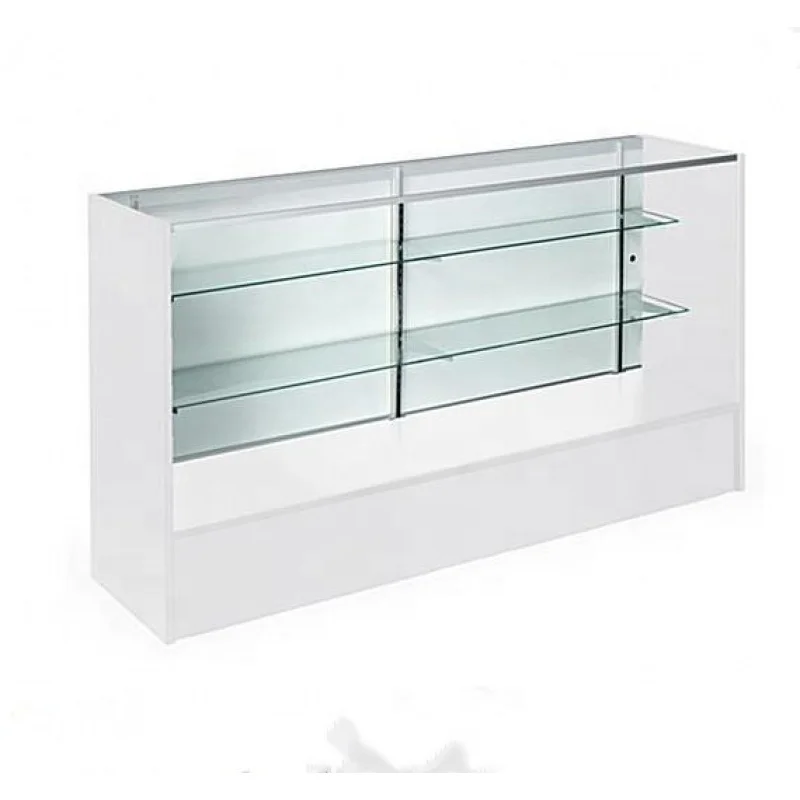 Custom. 70 inch Heavy Duty Smoke Shop Showcase Sliding By Glass Display with Adjustable Shelves