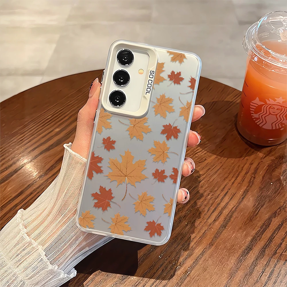 

Чехол для телефона A Screen Full Of Maple Leaves для Samsung Note 20 Ultra S20 S21 S22 Plus, чехол Funda для Samsung S23 S24 S25 Plus FE