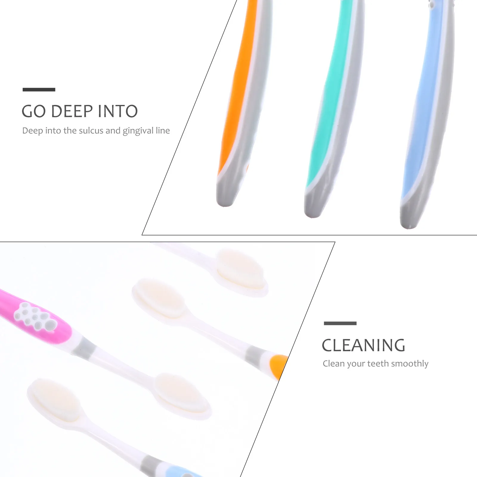 4 Pcs Toothbrush Super Soft Brushes Adult Toothbrushes for Adults Ultra Extra