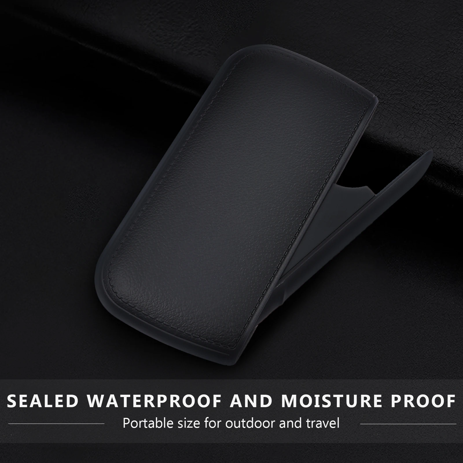 

1pc Portable Cigar Containing Box Pu Case For Travel Cigarette Storage Container Plastic Pu Cigarette Box Cigar Case