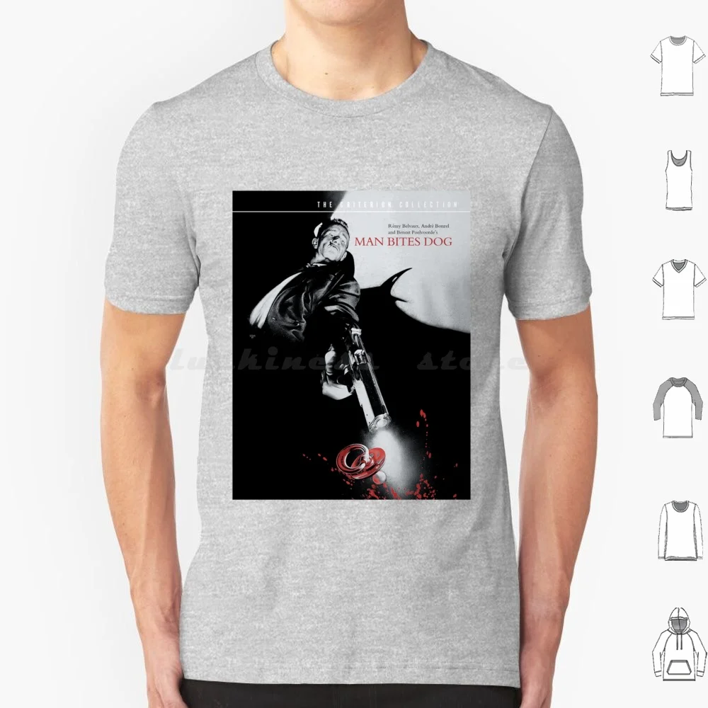Man Bites Dog-Movie T Shirt Cotton Men Women DIY Print Man Bites Dog Movie Trend