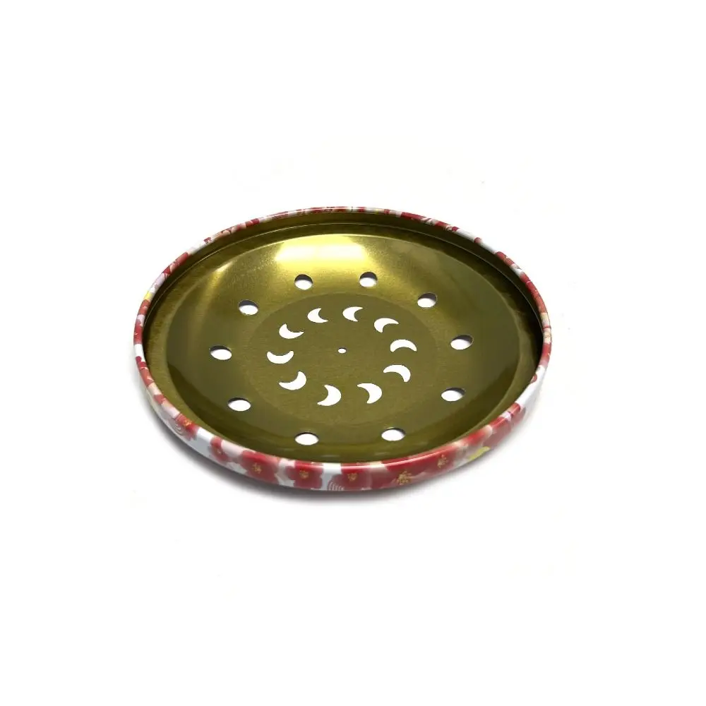 Metal Mosquito Coil Holder with Lid Anti Scald Mosquito Coil Bucket Hanging Handle Cartoon Mosquito Coil Tray
