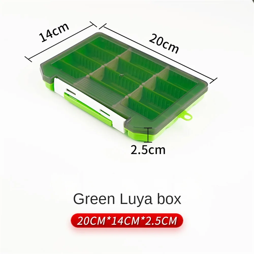 صندوق تخزين الطعم المزيف المحمول متعدد الوظائف ، ملحق لويا ، سعة كبيرة ، قابل للفصل ، حاجز الصيد ، من 1 إلى 10