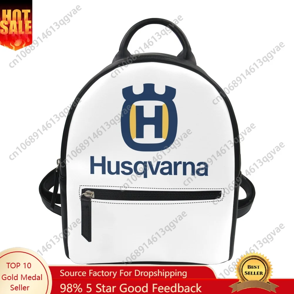 

Husqvarna Group Custom Backpack Purse Women Carter Schoolbags Double Shoulder Bag Mini Daypack Leather Travel Bag