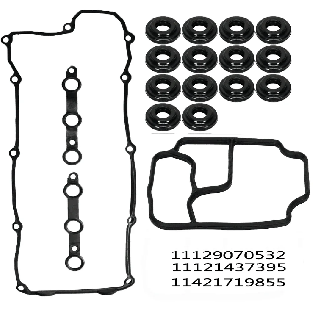 Valve Cover Gasket Oil Filter Gasket For BMW Z3 E36 E39 520i 523i 528i 1991-2003 OE# 11129070532, 11421719855, 11121437395