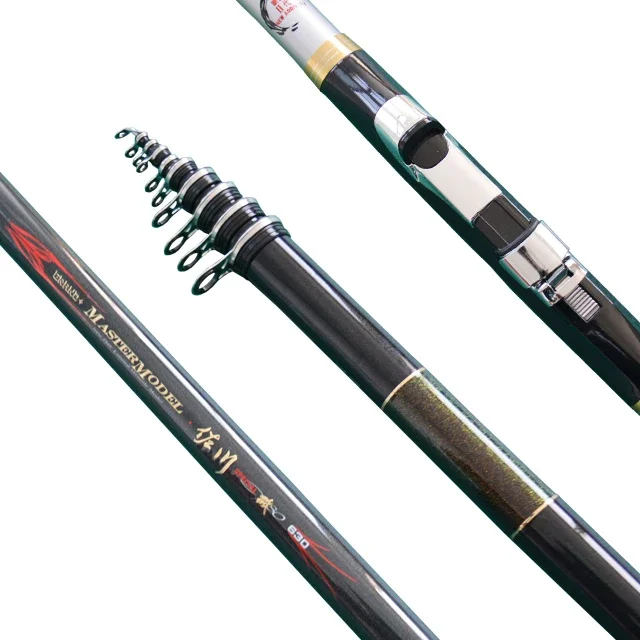 Carbon Fibre Telescopic Throwing Rock Fishing Rod Portable Fish Sea Pole 4.5-7.2m Fishing Rod