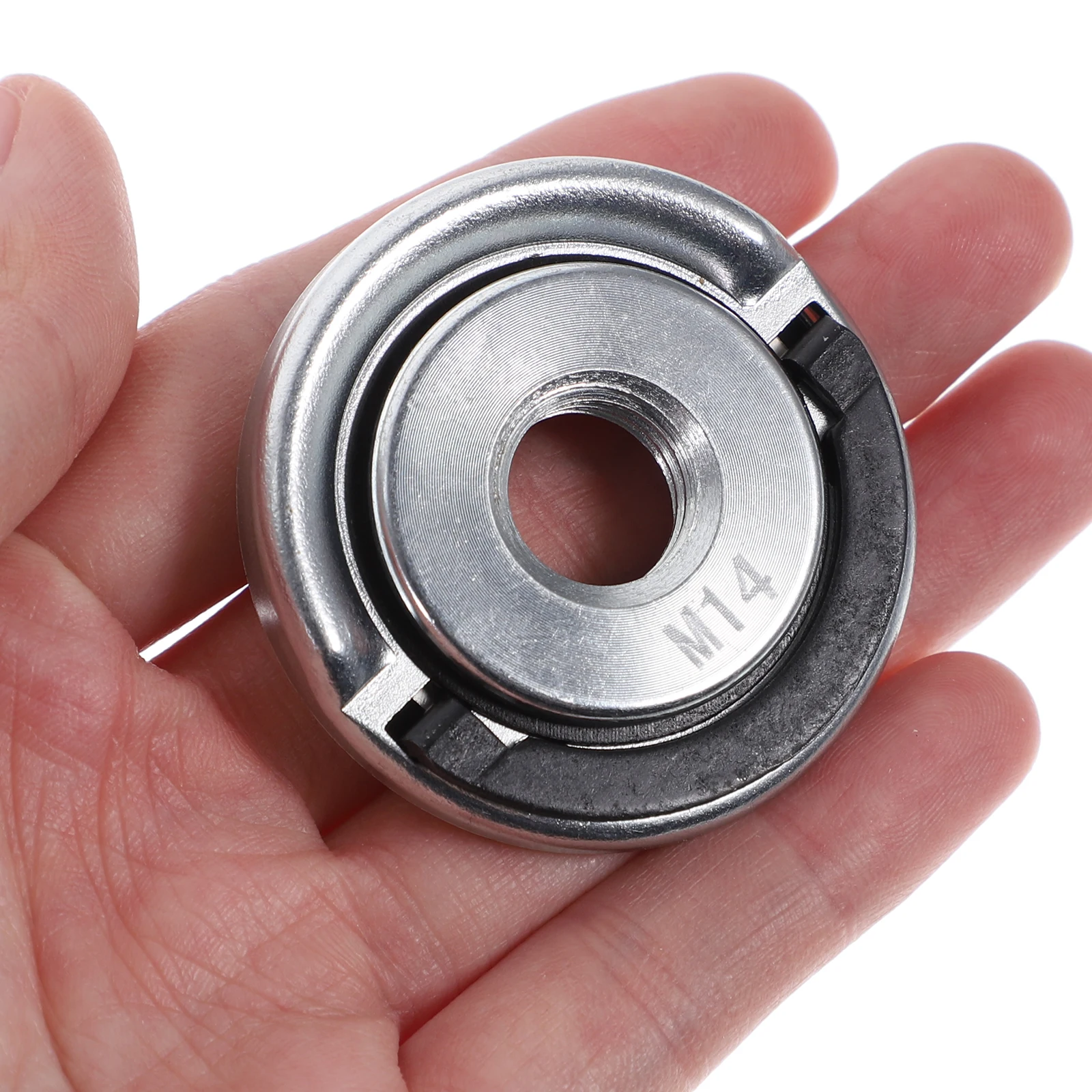 زاوية طاحونة قفل الجوز 14 مللي متر عالية الجودة الصلب دائم قفل الجوز لملحقات قطع غيار المطحنة الكهربائية #6