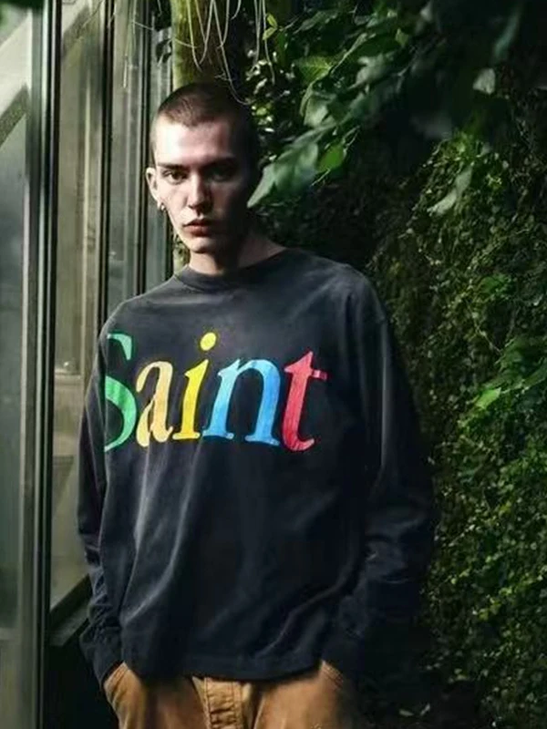 SAINT Mxxxxxx 25ss LS TEELOVE Worn-In Long Sleeve T-Shirt Unisex