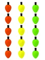 15pcs mixed color
