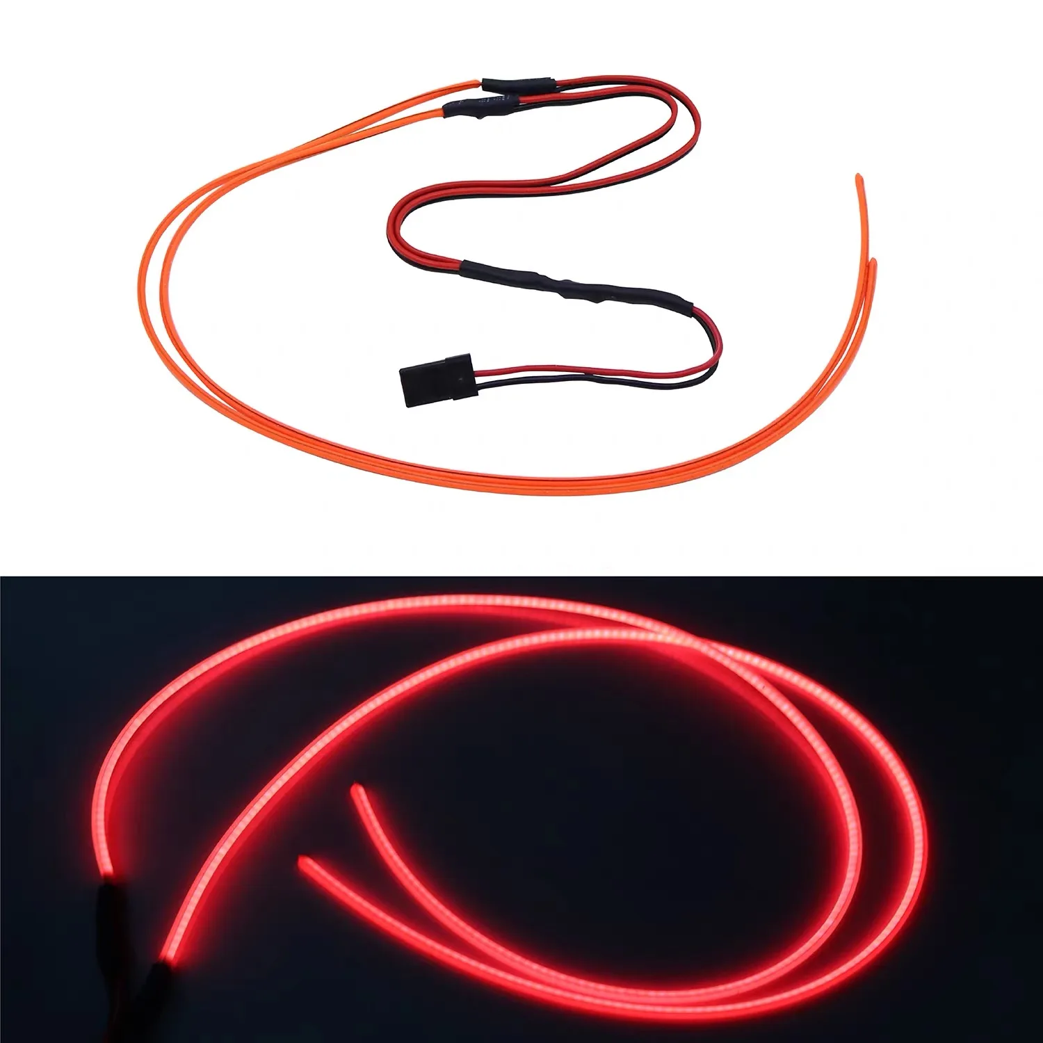 

LED Multicolored Light Bar DIY Flexible Cut For Axial SCX24 TRX4M FCX24 1/24 1/18 RC Crawler Car Upgrade Parts