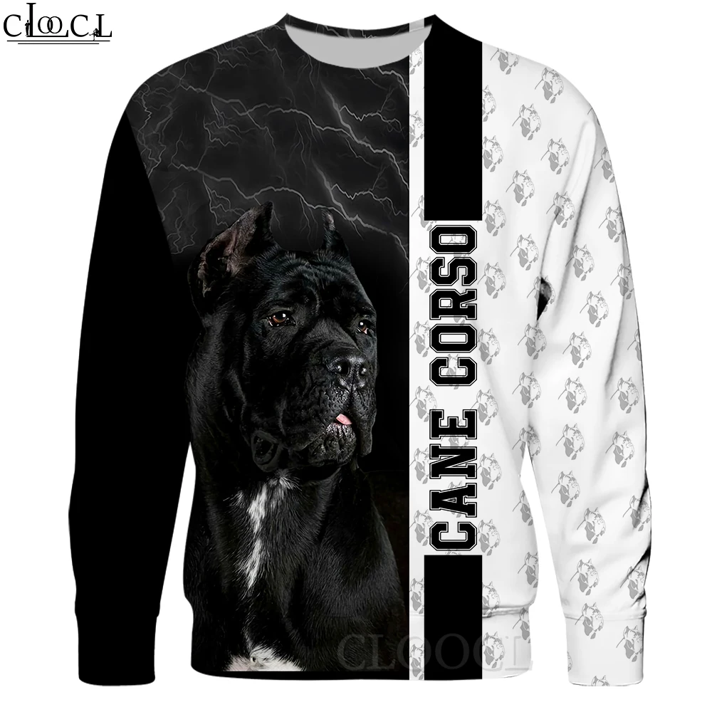 CLOOCL Men Hoodie Animal Cane Corso Terrier 3D Graphics Printe Women Hooded Pullover Long Sleeves Street Fashion Clothing