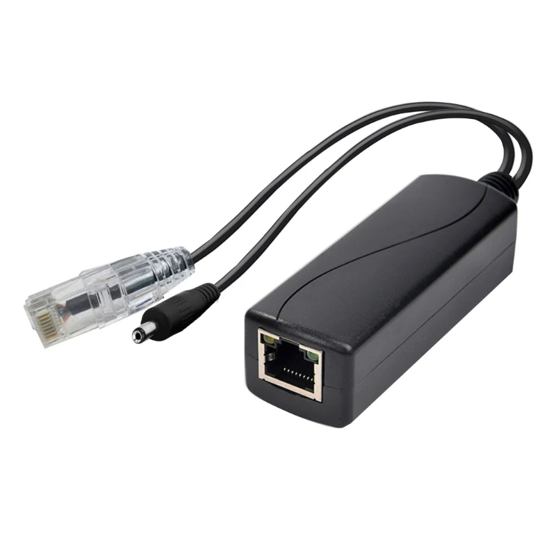 PoE Splitter Gigabit Micro USB/DC5521 Active PoE to TYPE-c Adapter Gigabit PoE Splitter Easy to Access Poe Networks