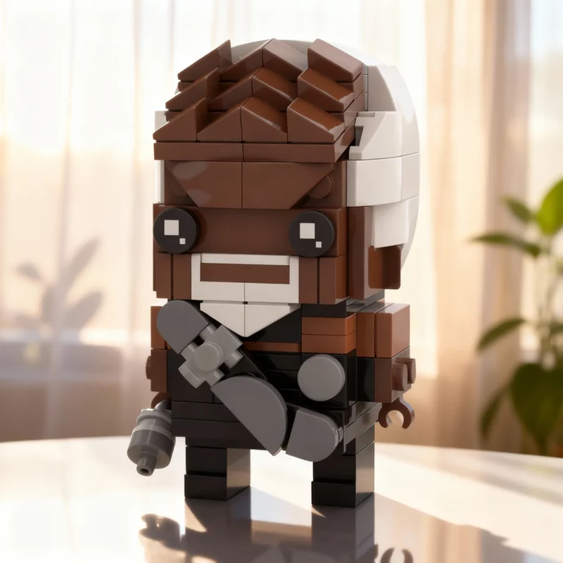 

Набор строительных блоков MOC Капитан Ворф Brickheadz, 191 деталь, конструктор, развивающая игрушка, идея для творчества, образовательный подарок на Рождество