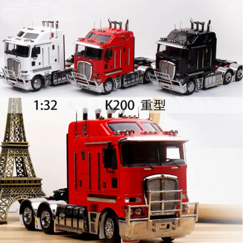 

Alloy 1:32 Scale Kenworth K200 Trailer Head Prime Mover Traction Head Transporter Vehicle Truck Model Metal Toys Gift Souvenir