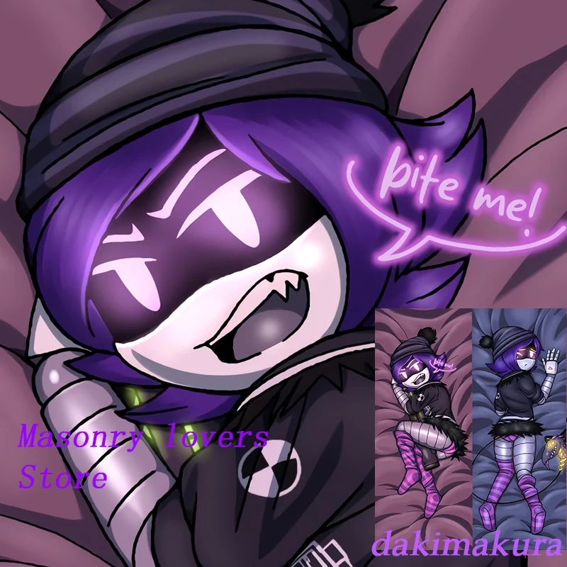 Dakimakura Anime uzi القتل على الوجهين طباعة وسادة الجسم بالحجم الطبيعي هدية