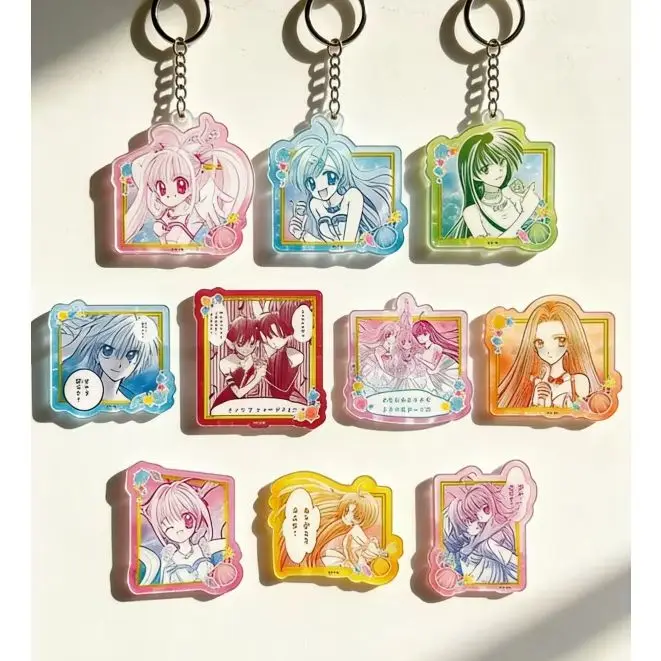 Mermaid Melody: Pichi Pitch Nanami Luchia Toin Rina Hosho Cosplay Acrylic Pendant Keychains Festivals Gift
